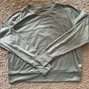 Vuori Long Sleeve Tee/sweatshirt Seafoam Green